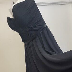 Black Midi Strapless dress